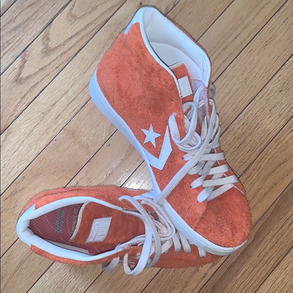 Orange High-Top Converse